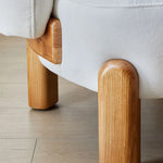 北欧風デザインのアッシュ材チェアー|快適な座り心地とスタイリッシュなインテリアに最適 fjnw-4554