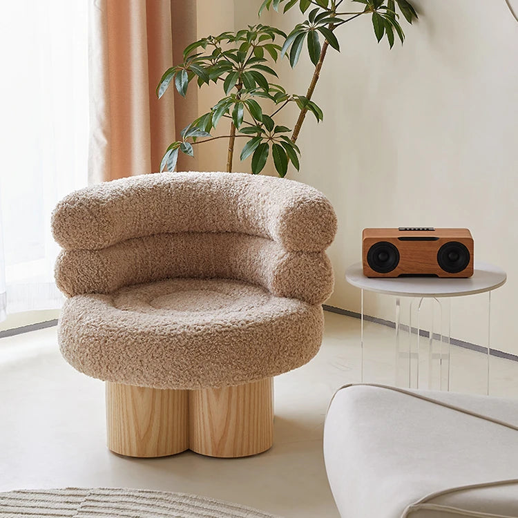 シープボア パインチェア|モダンなデザインと快適さで魅了する一品 fjnw-4555