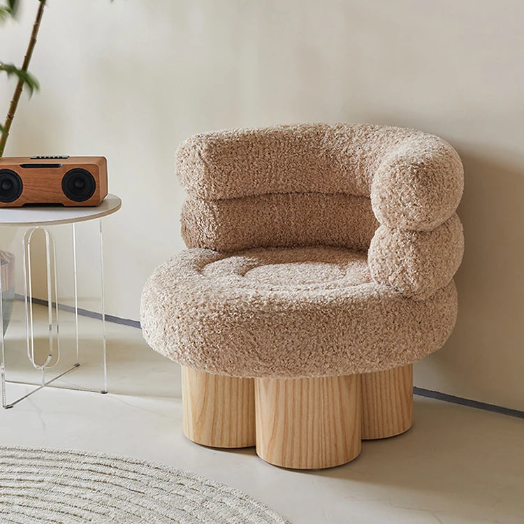 シープボア パインチェア|モダンなデザインと快適さで魅了する一品 fjnw-4555