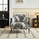 高級感あふれるPUレザー&綿麻チェア|おしゃれなデザイナーズ家具 fjnw-4559