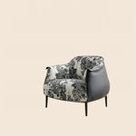 高級感あふれるPUレザー&綿麻チェア|おしゃれなデザイナーズ家具 fjnw-4559