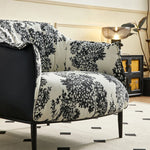 高級感あふれるPUレザー&綿麻チェア|おしゃれなデザイナーズ家具 fjnw-4559