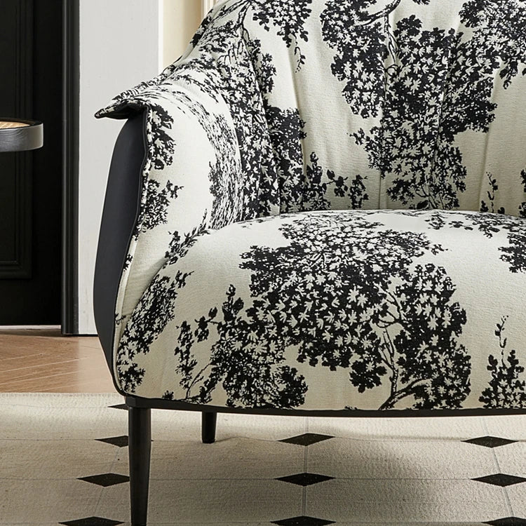 高級感あふれるPUレザー&綿麻チェア|おしゃれなデザイナーズ家具 fjnw-4559