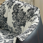 高級感あふれるPUレザー&綿麻チェア|おしゃれなデザイナーズ家具 fjnw-4559