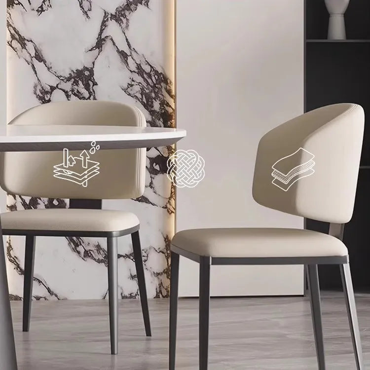 高級感あふれるPUレザーチェア|快適とスタイルを両立 fjx-2634