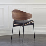 モダンデザインPUレザーチェア|スタイリッシュな多層板構造シート fjx-2645