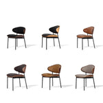 モダンデザインPUレザーチェア|スタイリッシュな多層板構造シート fjx-2645