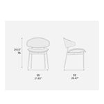 モダンデザインPUレザーチェア|スタイリッシュな多層板構造シート fjx-2645