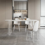 スタイリッシュなセラミックアクリル多層板テーブル|モダンなインテリアにぴったり fjx-2648