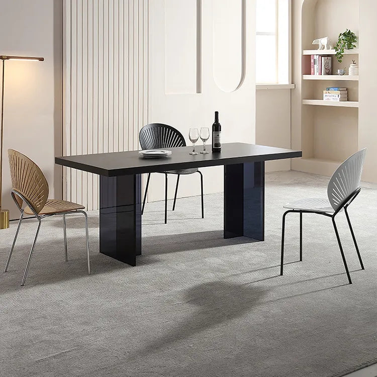 セラミック×アクリルモダンテーブル|洗練された多層板デザイン fjx-2654