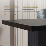 セラミック×アクリルモダンテーブル|洗練された多層板デザイン fjx-2654