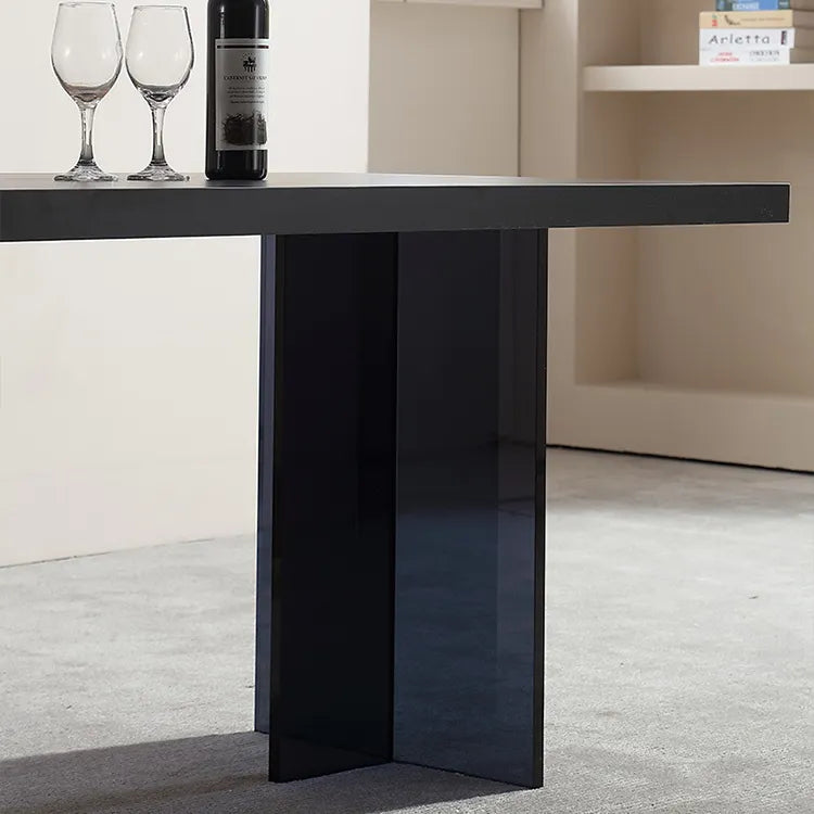 セラミック×アクリルモダンテーブル|洗練された多層板デザイン fjx-2654