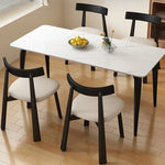 オークとPUレザーの洗練チェアセット|モダンなダイニングスタイルを演出 fjx-2659