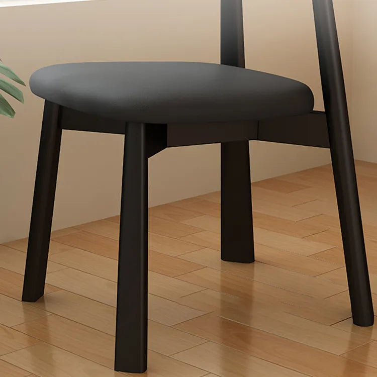 オークとPUレザーの洗練チェアセット|モダンなダイニングスタイルを演出 fjx-2659