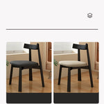 オークとPUレザーの洗練チェアセット|モダンなダイニングスタイルを演出 fjx-2659