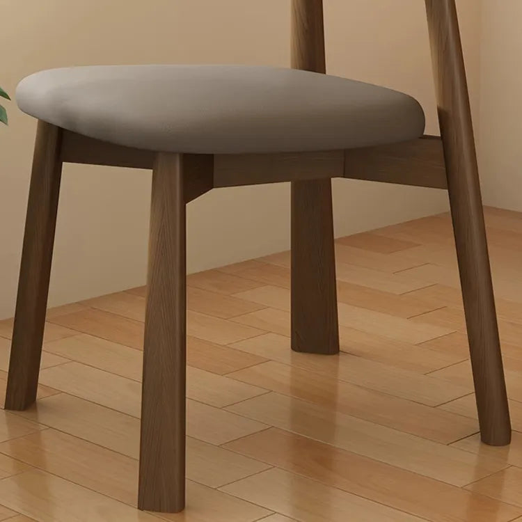 オークとPUレザーの洗練チェアセット|モダンなダイニングスタイルを演出 fjx-2659