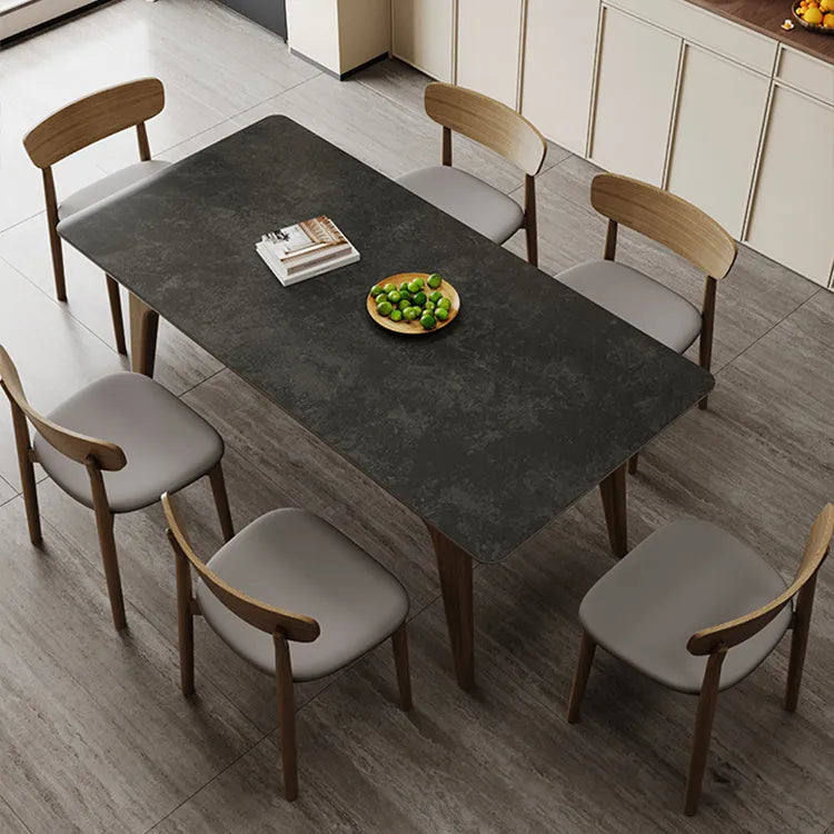 アッシュ材使用!スタイリッシュなセラミックテーブルセット fjx-2662