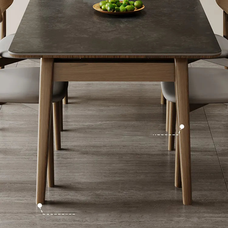 アッシュ材使用!スタイリッシュなセラミックテーブルセット fjx-2662