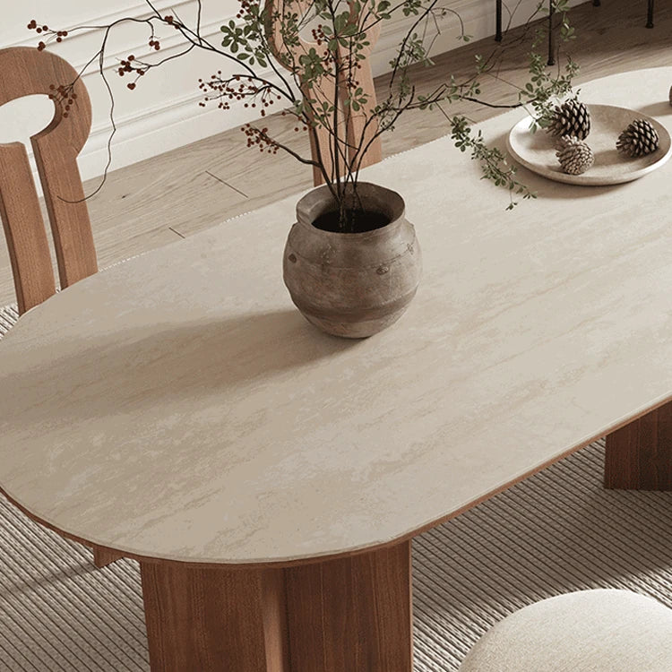 無垢材とセラミックを融合したエレガントなダイニングテーブル fjx-2664