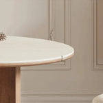 無垢材とセラミックを融合したエレガントなダイニングテーブル fjx-2664