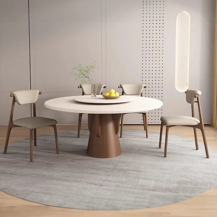 スタイリッシュなオークPUレザーチェア|モダンデザインの快適な座り心地 fjx-2666