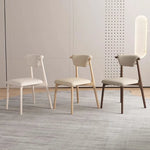 スタイリッシュなオークPUレザーチェア|モダンデザインの快適な座り心地 fjx-2666