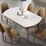 アッシュ材とオークの魅力を引き出す多層板セラミックテーブル│洗練されたデザインと高級感あふれるダイニングの主役 fjx-2667