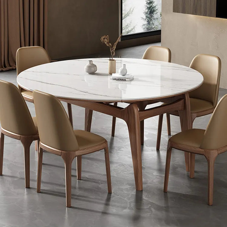 アッシュ材とオークの魅力を引き出す多層板セラミックテーブル│洗練されたデザインと高級感あふれるダイニングの主役 fjx-2667