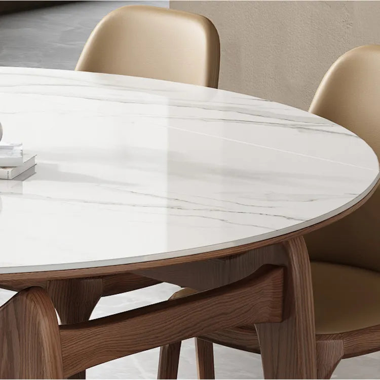 アッシュ材とオークの魅力を引き出す多層板セラミックテーブル│洗練されたデザインと高級感あふれるダイニングの主役 fjx-2667