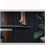 モダンデザインのセラミックアルミ製ダイニングテーブル | インテリアに高級感をプラス! fjx-2669