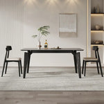 シンプルモダンなオーク&PUレザーチェア - インテリアに洗練されたアクセントをプラス fjx-2676