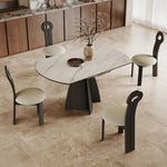 アッシュ材とセラミックのラグジュアリーテーブル|素敵なダイニング空間を演出 fjx-2680