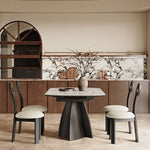 アッシュ材とセラミックのラグジュアリーテーブル|素敵なダイニング空間を演出 fjx-2680