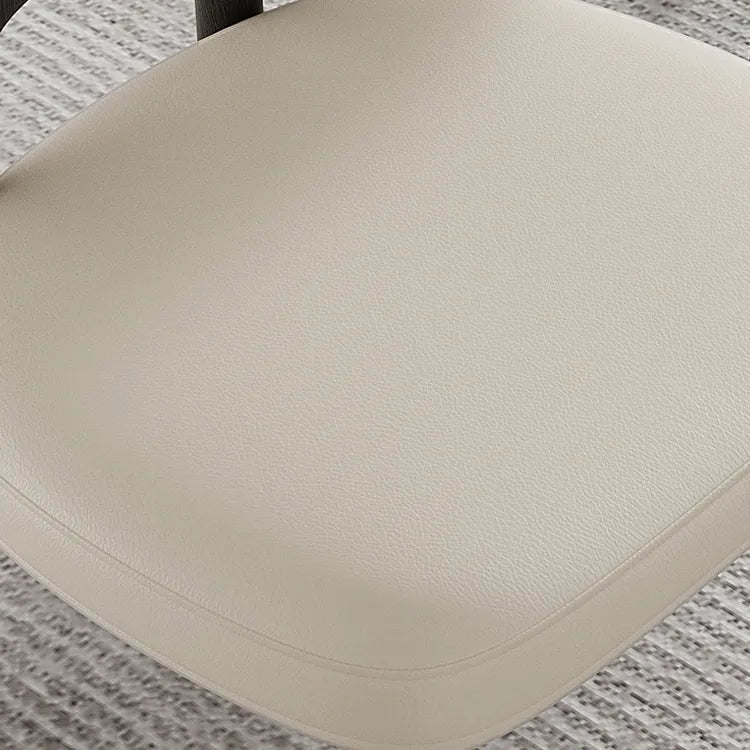 シープボア&PUレザー使用のスタイリッシュなアッシュ材チェアセット fjx-2685