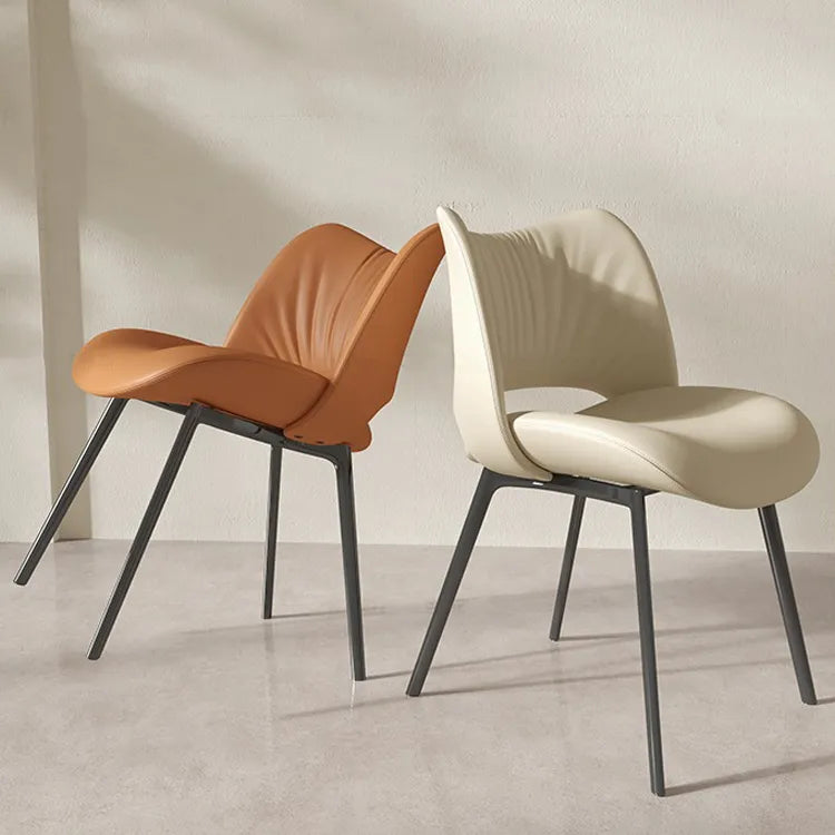 3色展開!おしゃれな合成皮革モダンチェアセット fjx-2687