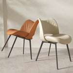 3色展開!おしゃれな合成皮革モダンチェアセット fjx-2687