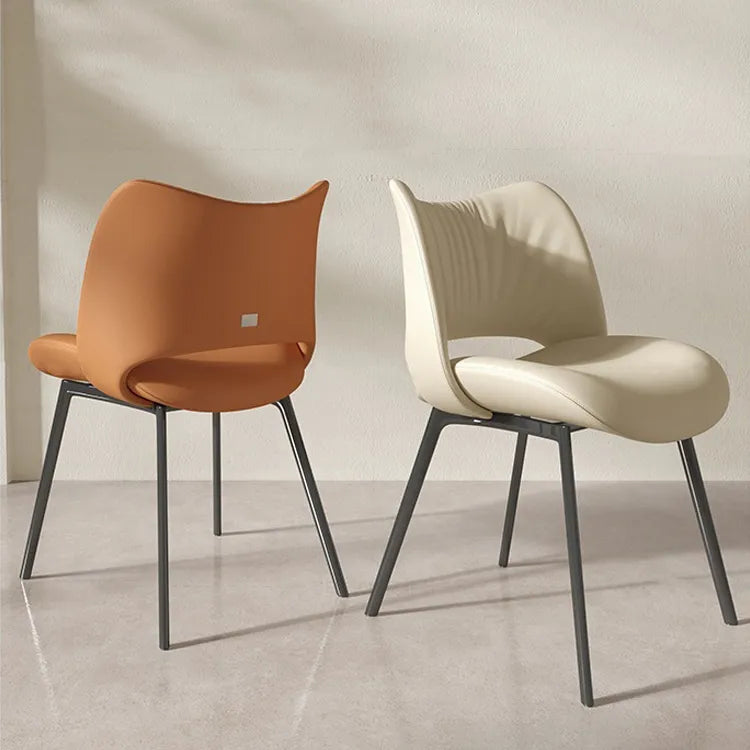 3色展開!おしゃれな合成皮革モダンチェアセット fjx-2687