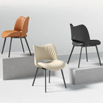 3色展開!おしゃれな合成皮革モダンチェアセット fjx-2687