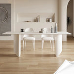 スタイリッシュなセラミック&ステンレス製モダンテーブル - デザイン性と耐久性を両立! fjx-2695