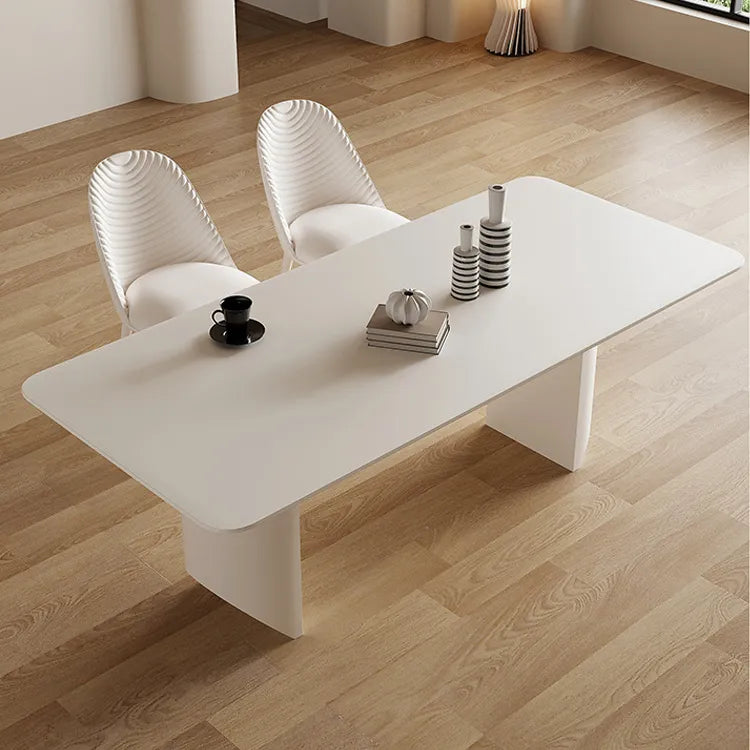 スタイリッシュなセラミック&ステンレス製モダンテーブル - デザイン性と耐久性を両立! fjx-2695