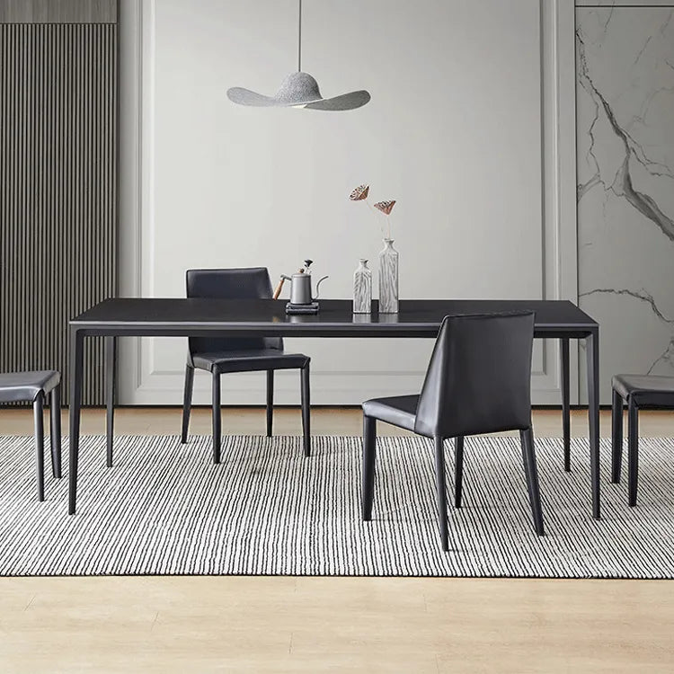 スタイリッシュなセラミックテーブル|多層板&アルミニウムデザインテーブルセット fjx-2700