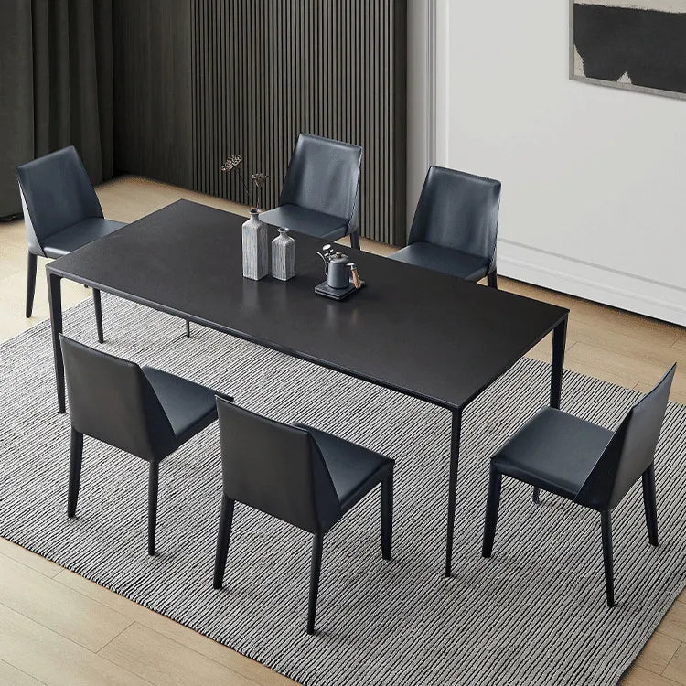 スタイリッシュなセラミックテーブル|多層板&アルミニウムデザインテーブルセット fjx-2700