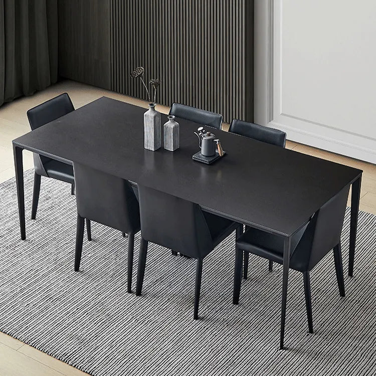 スタイリッシュなセラミックテーブル|多層板&アルミニウムデザインテーブルセット fjx-2700