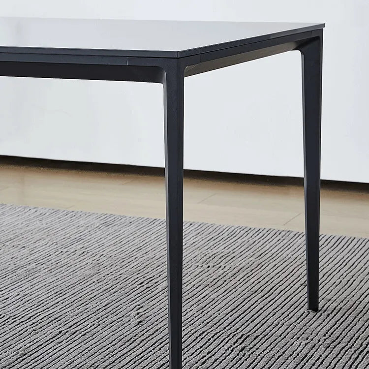 スタイリッシュなセラミックテーブル|多層板&アルミニウムデザインテーブルセット fjx-2700