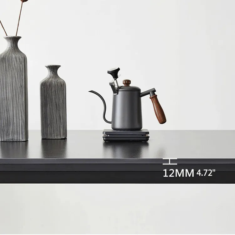 スタイリッシュなセラミックテーブル|多層板&アルミニウムデザインテーブルセット fjx-2700