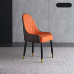 高級感溢れるPUレザーオークチェア - ステンレス脚でエレガントなデザインを演出 fjx-2701