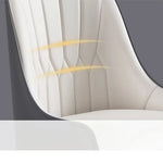 高級感溢れるPUレザーオークチェア - ステンレス脚でエレガントなデザインを演出 fjx-2701