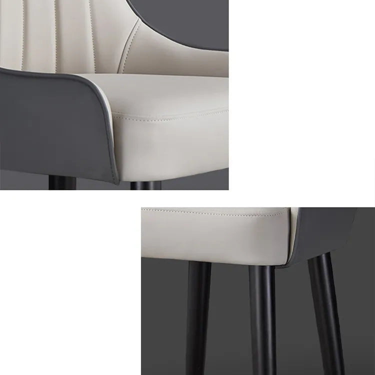 高級感溢れるPUレザーオークチェア - ステンレス脚でエレガントなデザインを演出 fjx-2701