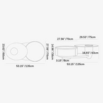 モダンデザインのテレビ台|多層板と強化ガラスが織りなす洗練された空間演出 fkb-4366