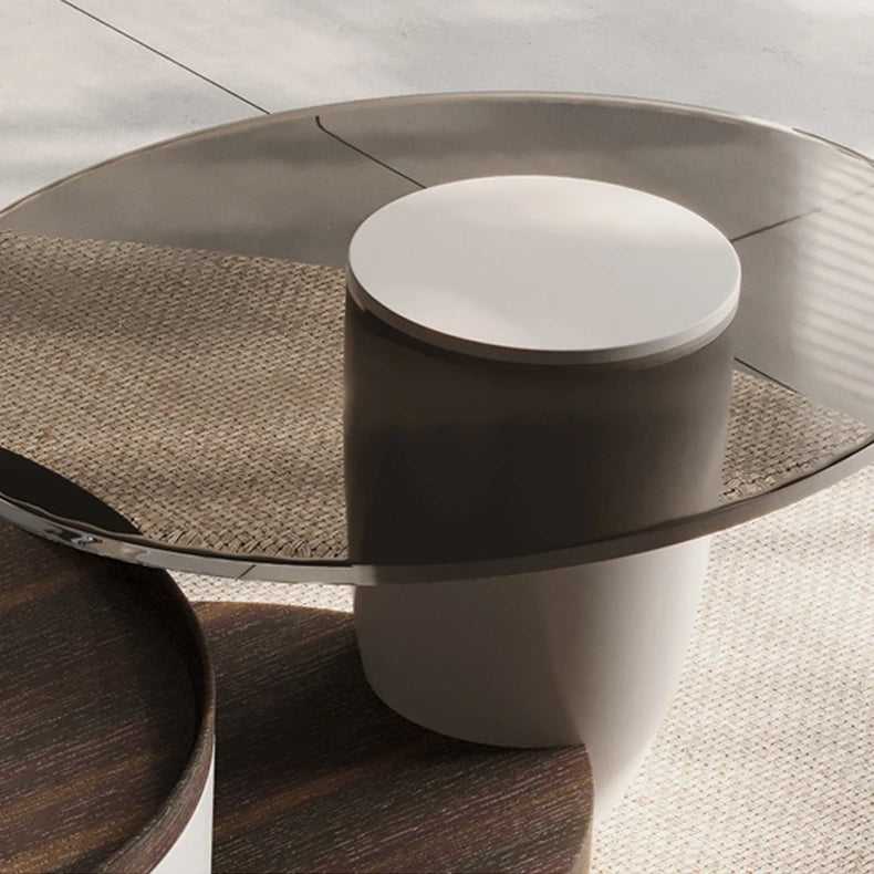 モダンデザインのテレビ台|多層板と強化ガラスが織りなす洗練された空間演出 fkb-4366